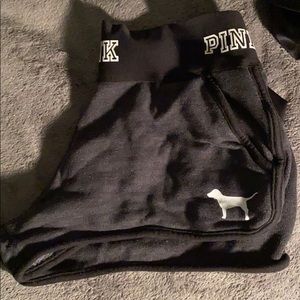 PINK charcoal grey shorts